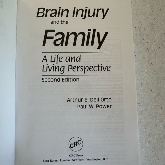 Brain Injury & the Family: A Life & Living Perspective 2nd Ed. Book Orto & Power - Picture 8 of 11